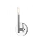 Livex Lighting Copenhagen 51171-05 60W 1-Light Polished Chrome Wall Sconce