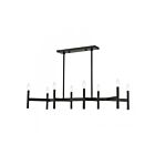 Livex Lighting 51178-04 8-Lights 480W Black Chandelier