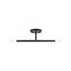 Livex Lighting Copenhagen 51179-07 2-Lights 120W Bronze Semi Flush Mount