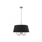 Livex Lighting 51356-91 Belclaire 6-Lights 350W Brushed Nickel Pendant