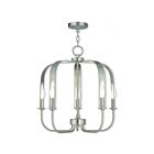 Livex Lighting 51935-91 Addison 5-Lights 300W Brushed Nickel Chandelier
