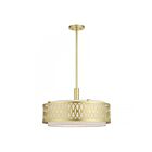 Livex Lighting 53434-33 4-Lights 240W Soft Gold Chandelier