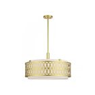 Livex Lighting 53435-33 5-Lights 300W Soft Gold Chandelier