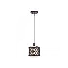 Livex Lighting 53439-92 1-Light 40W English Bronze Pendant