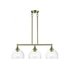 Livex Lighting 53643-01 Glendon 3-Lights 180W Antique Brass Chandelier