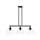 Livex Lighting 53643-04 Glendon 3-Lights 180W Black Chandelier