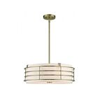 Livex Lighting 55114-01 Blanchard 4-Lights 240W Antique Brass Chandelier