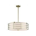Livex Lighting 55115-01 Blanchard 5-Lights 300W Antique Brass Pendant