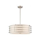Livex Lighting 55115-91 Blanchard 5-Lights 300W Brushed Nickel Pendant