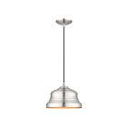 Livex Lighting 55902-91 Endicott 1-Light 60W Brushed Nickel Pendant