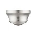 Livex Lighting Endicott 55908-91 60W 1-Light Brushed Nickel Wall Sconce