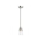 Livex Lighting 56451-91 Brynhurst 1-Light 60W Brushed Nickel Pendant