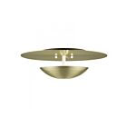 Livex Lighting 56570-01 Ventura 2-Lumières 120W Laiton antique Plafonnier Semi Encastré
