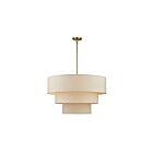 Livex Lighting 58879-48 Bellingham 8-Lights 60W Antique Gold Leaf Pendant