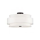 Livex Lighting 60028-07 5-Lights 200W Bronze Semi Flush Mount