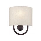 Livex Lighting 60271-92 1-Light 40W English Bronze Wall Sconce