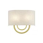 Livex Lighting 60272-33 2-Lights 80W Soft Gold Wall Sconce