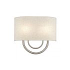 Livex Lighting 60272-91 2-Lights 80W Brushed Nickel Wall Sconce