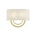 Livex Lighting 60273-33 2-Lights 80W Soft Gold Wall Sconce