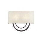 Livex Lighting 60273-92 2-Lights 80W English Bronze Wall Sconce