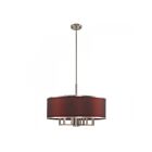 Livex Lighting 60416-91 Ridge 7-Lights 410W Brushed Nickel Pendant