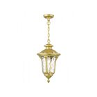 Livex Lighting 7854-33 Oxford 1-Light 100W Soft Gold Outdoor Pendant Light