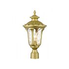 Livex Lighting 7855-33 1-Light 100W Soft Gold Outdoor Post Top Lantern