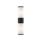 Livex Lighting 79324-14 2-Lights 120W Textured Black Outdoor Wall Lantern