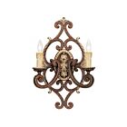 Livex Lighting 8862-64 2-Lights 120W Palacial Bronze and Gilded Wall Sconce