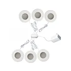 Lotus LED 6P-AD108-3K-D-H-WH 1W 1" White LED Puck Light (Pack of 6)