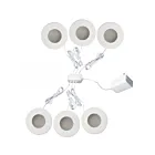 Lotus LED 6P-AD108-4K-D-H-WH 1W 1" White LED Puck Light (Pack of 6)