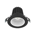 Lotus LED JXL-COB02-R09W-5CCT-BK-2RR-SM-WH 9W 2" Black LED Gimbal Recessed Light