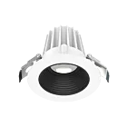 Lotus LED JXL-COB02-R09W-5CCT-WH-2RR-BF-BK 9W 2" White LED Gimbal Recessed Light
