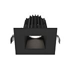 Lotus LED JXL-COB02-S08W-CCT-BK-2SR-BF-BK 8W 2" Black LED Square Recessed CCT Selectable