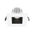 Lotus LED JXL-COB02-S08W-CCT-WH-2SR-BF-BK 8W 2" White LED Square Recessed CCT Selectable