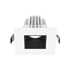 Lotus LED JXL-COB02-S08W-CCT-WH-2SR-SM-BK 8W 2" White LED Square Recessed CCT Selectable