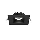 Lotus LED JXL-COB04-S15W-CCT-BK-4SR-BF-BK 15W 4" Black LED Square Recessed Light CCT Selectable