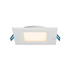 Lotus LED LB4S-24V-30K-WH 13W 4" White LED Square Super Thin Recessed