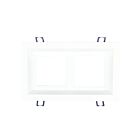 Lotus LED LLL-M2-WH White Multi 2-Head Recessed Trim
