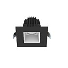 Lotus LED JXL-COB02-S08W-CCT-BK-2SR-SM-WH 8W 2" Black LED Square Recessed Light CCT Selectable