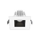 Lotus LED JXL-COB02-S08W-CCT-WH-2SR-BF-BK 8W 2" White LED Square Recessed Light CCT Selectable