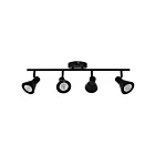 Lumifaro TK-15190-4-BK 4-Lights LED Track Light