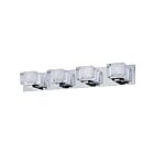 Maxim Lighting Cubic 10004CLPC 4-Lights 40W Polished Chrome Vanity Light