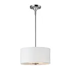 Maxim Lighting 10011WLSN Bongo 2-Lights 60W Satin Nickel Semi-Flush Mount