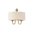 Maxim Lighting Bongo 10012OMNAB 1-Light Natural Aged Brass Wall Sconce