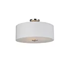Maxim Lighting 10014WLSN Bongo 3-Lights 60W Satin Nickel Semi-Flush Mount