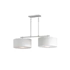Maxim Lighting 10016WLSN Bongo 2-Lights 120W Satin Nickel Pendant