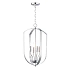Maxim Lighting 10034SN Provident 4-Lights 240W Satin Nickel Incandescent Chandelier