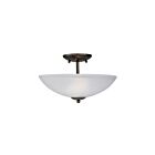 Maxim Lighting 10042FTBK 2-Lights 120W Black Semi Flush Mount