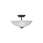 Maxim Lighting 10042FTOI Logan 2-Lights 60W Oil Rubbed Bronze Semi-Flush Mount